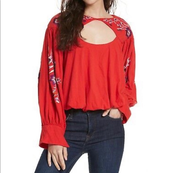 Free People Tops - Free People Lita Embroidered Top